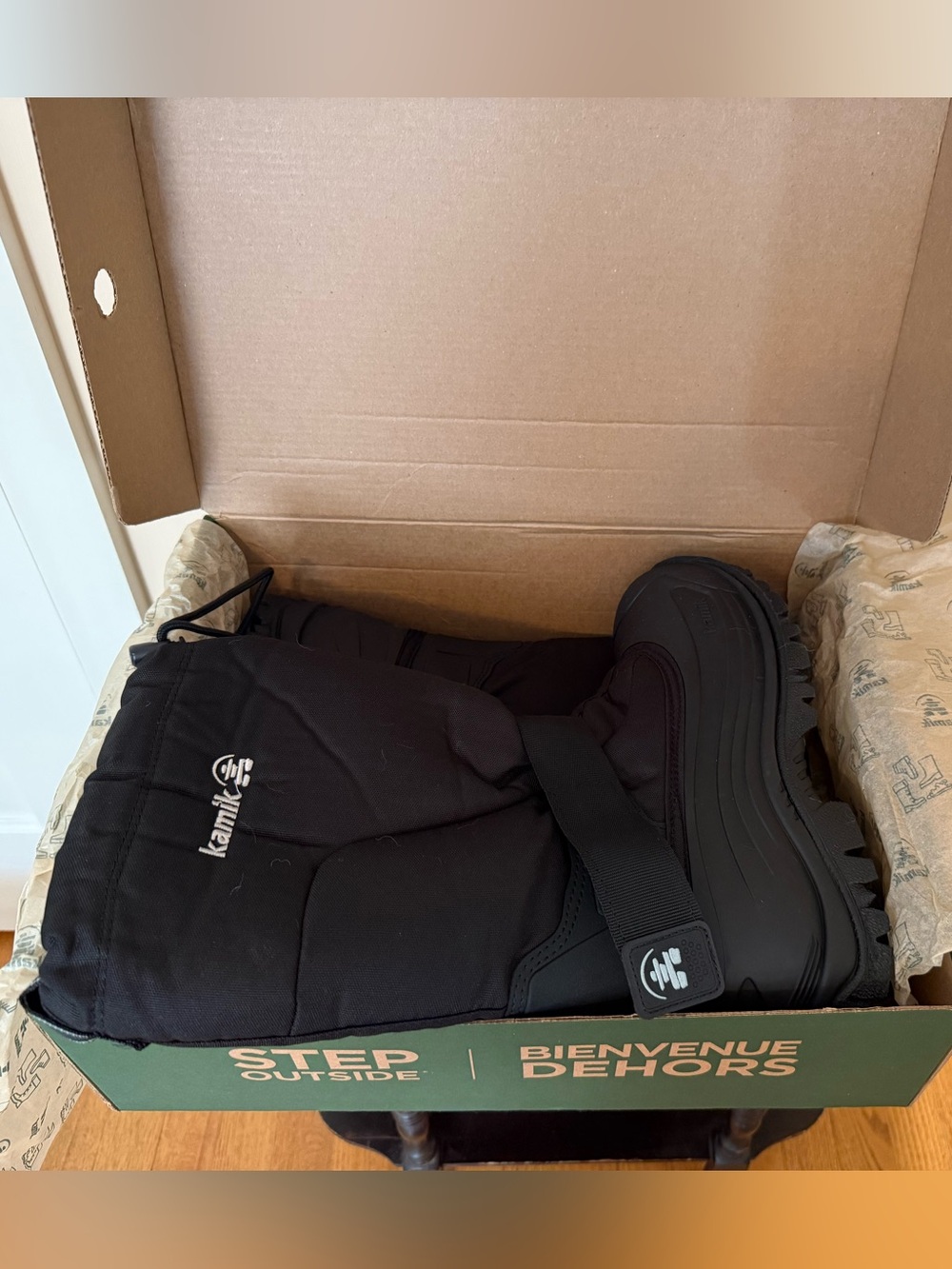 Kamik Black Men’s Winter Snow Boot - Greenbay 4 - Picture 9 of 9